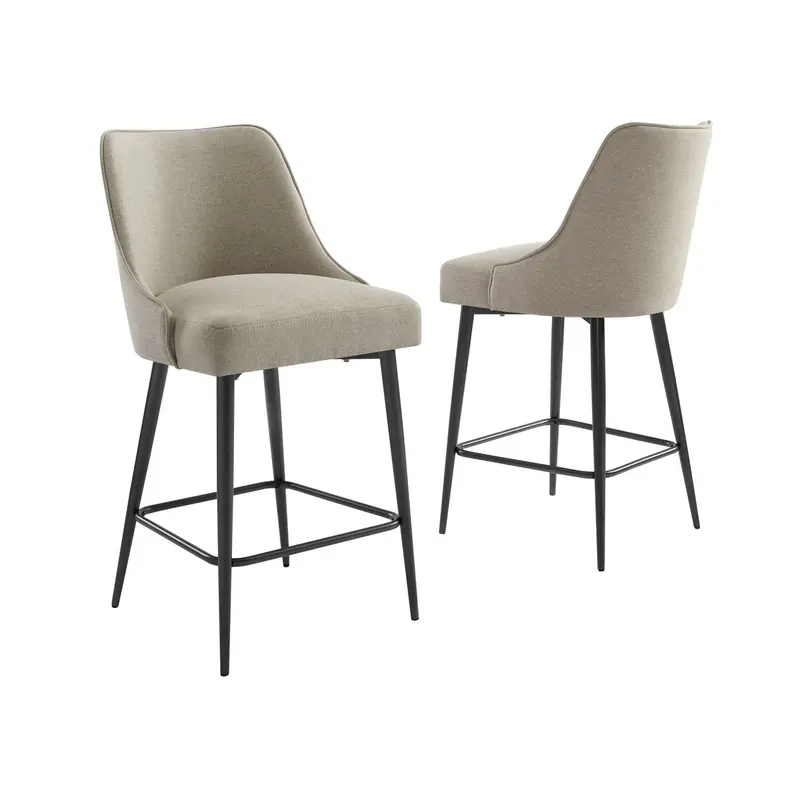 Steve Silver Olson Counter Chair in Caramel (Set of 2)