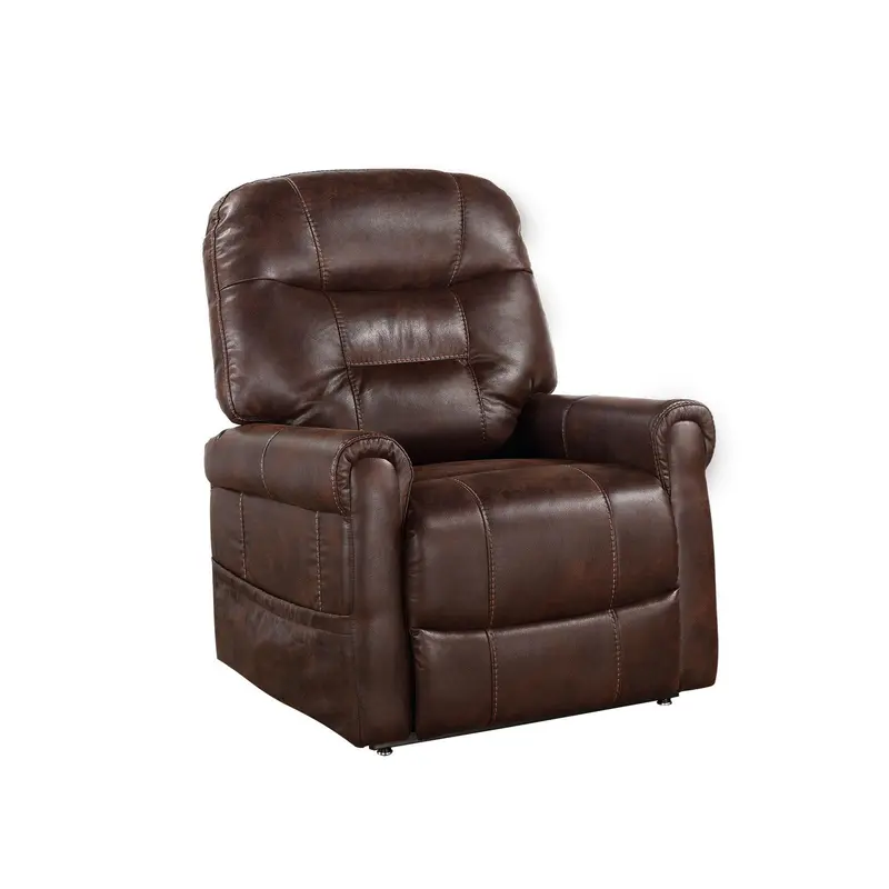 Steve Silver Ottawa Power Lift Chair with Heat and Massage in Walnut