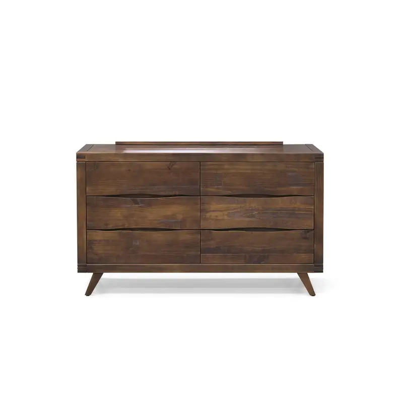 Steve Silver Pasco 6 Drawer Dresser in Cocoa