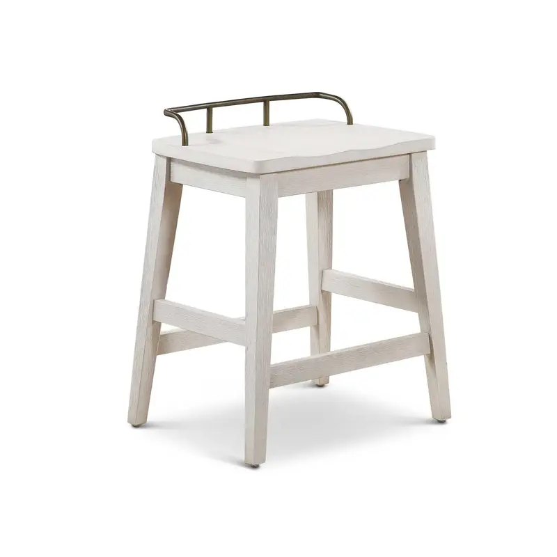 Steve Silver Pendleton Counter Stool in Ivory (Set of 2)