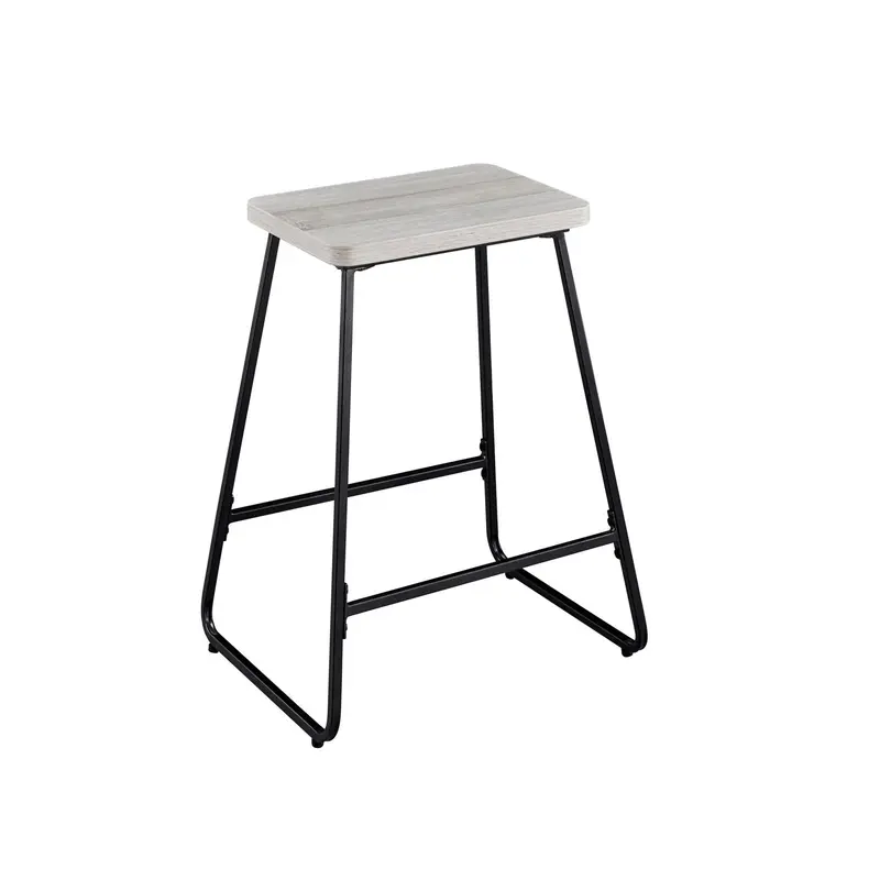Steve Silver Carson Counter Stool in Weathered Driftwood (Set of 2)