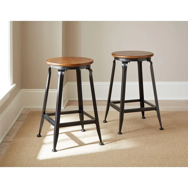 Steve Silver Adele Counter Stool in Brown (Set of 2)