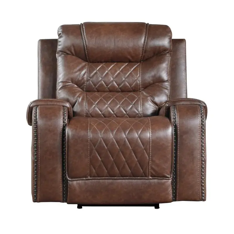 Putnam Power Reclining Chair in Brown 9405BR-1PW