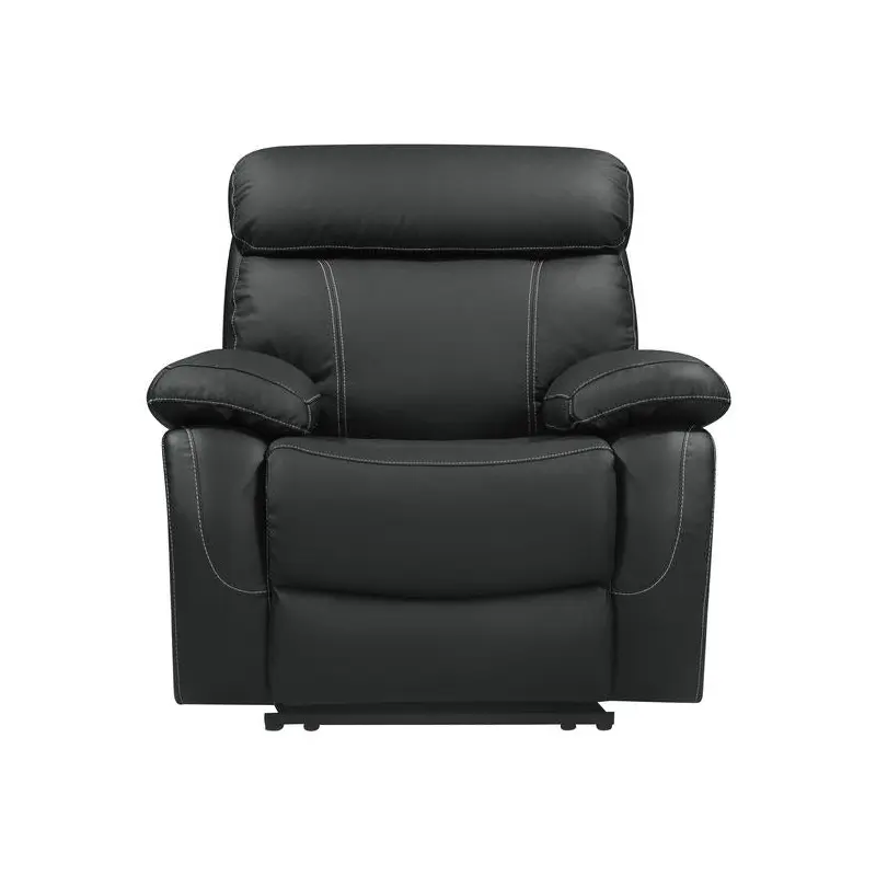 Pendu Reclining Chair in Black 8326BLK-1