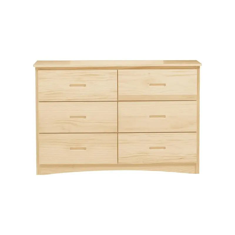 Bartly 6 Drawer Dresser in Natural B2043-5