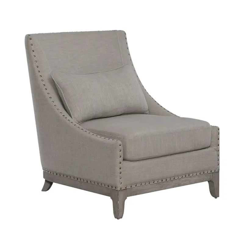Liberty Furniture Harlequin Upholstered Accent Chair in Weathered Linen