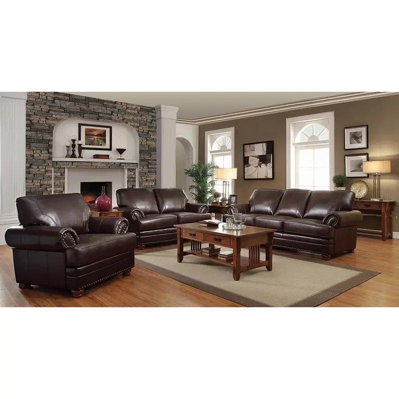 Colton Traditional Brown Chair