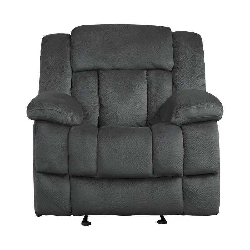 Laurelton Glider Reclining Chair in Charcoal 9636CC-1
