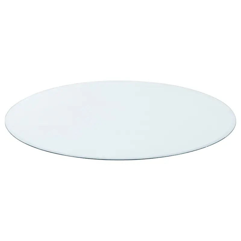 48-inch 6mm Round Clear Tempered Glass Top