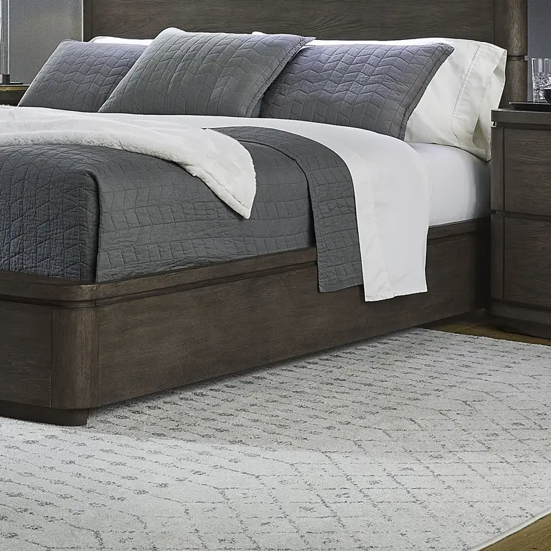 Cascade Falls - Panel Bed Rails - Satin Espresso