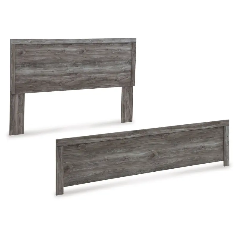 Bronyan - King Panel Headboard/Footboard - Dark Gray