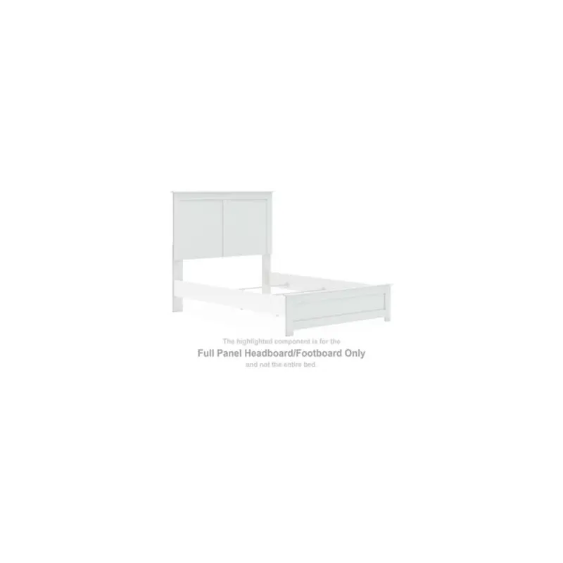 Bostwick Shoals - Full Panel Headboard/Footboard - White