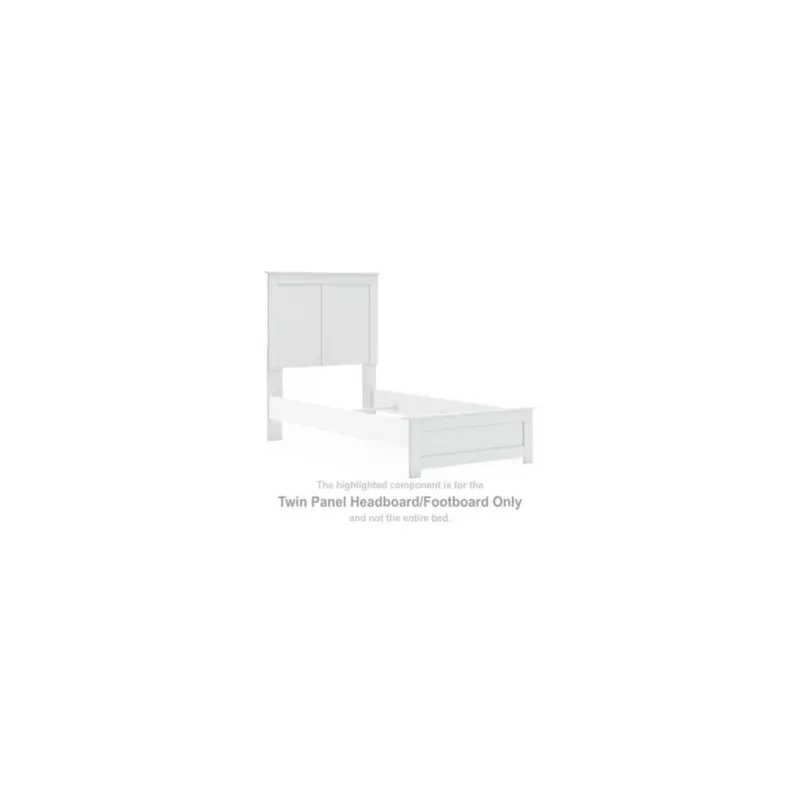 Bostwick Shoals - Twin Panel Headboard/Footboard - White