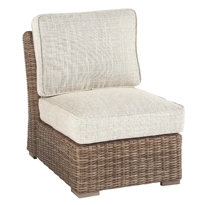Beachcroft - Armless Chair w/Cushion - Beige