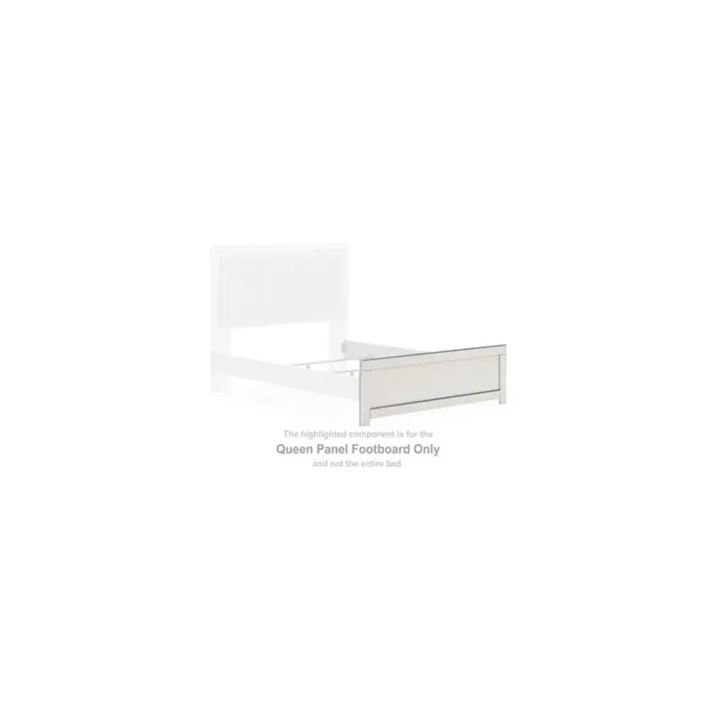 Zuraleus - Queen Panel Footboard - White