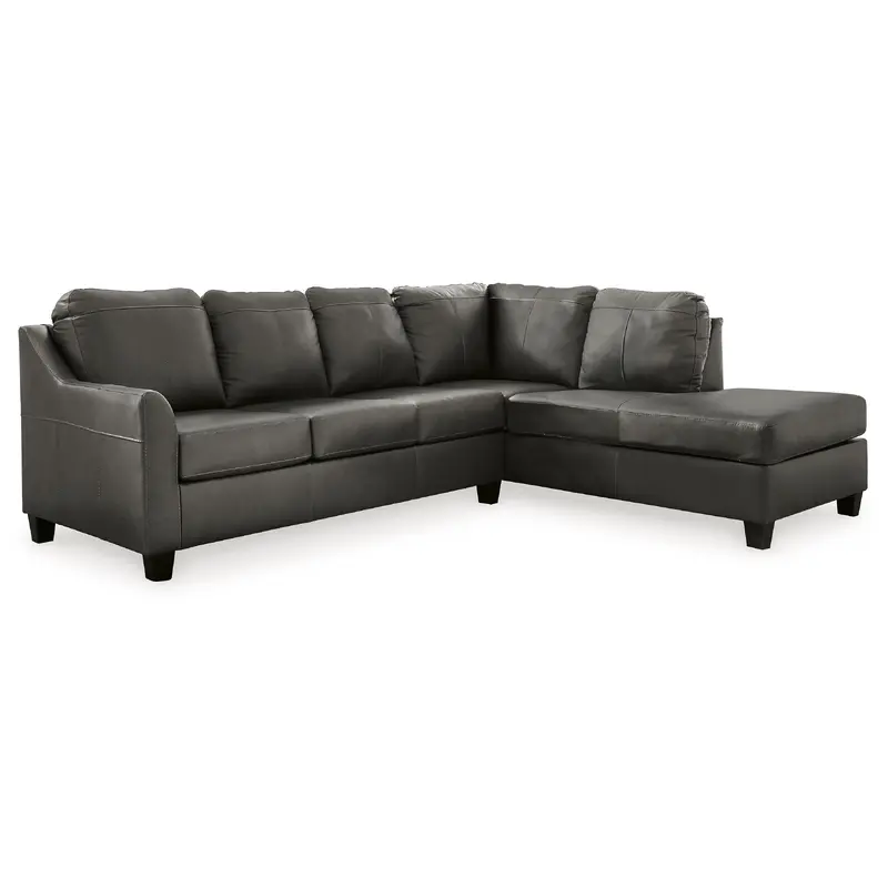 Valderno - 2-Piece Sectional With Raf Corner Chaise - Fog