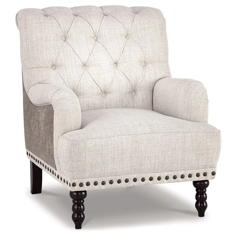 Tartonelle - Accent Chair - Ivory / Taupe