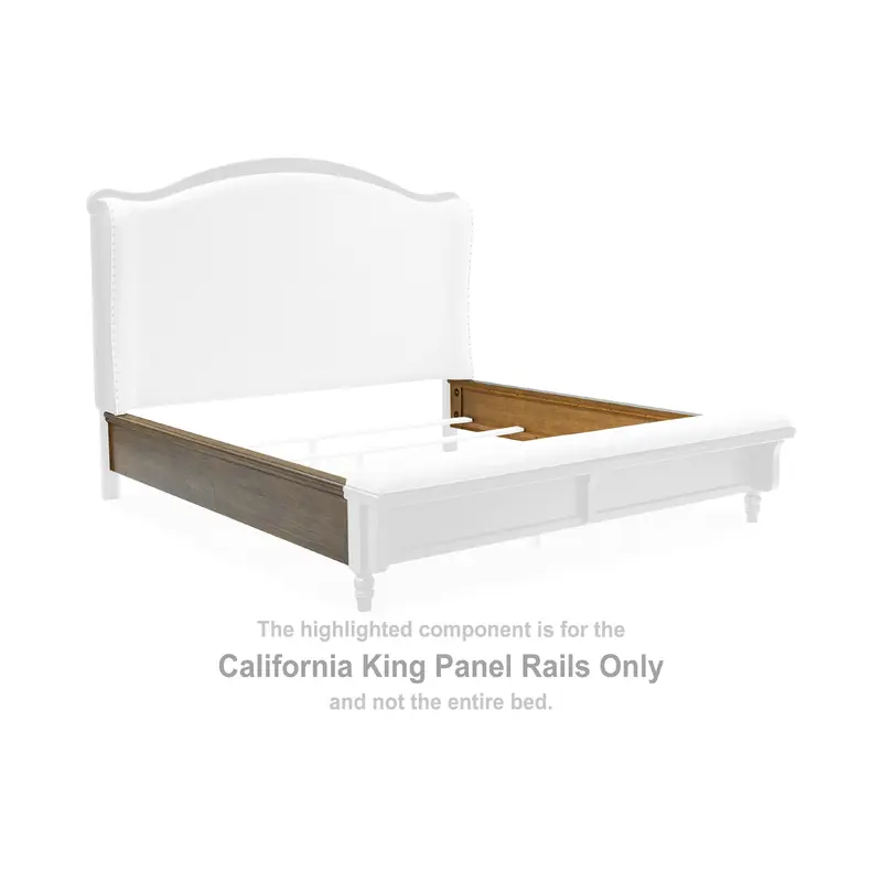 Sturlayne - California King Panel Rails - Brown